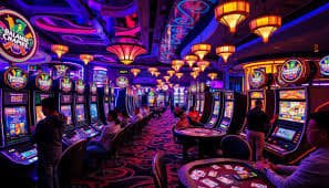 Live dealer studio ထဲ camera နှင့် Baccarat စားပွဲ streaming setup မြင်ကွင်း